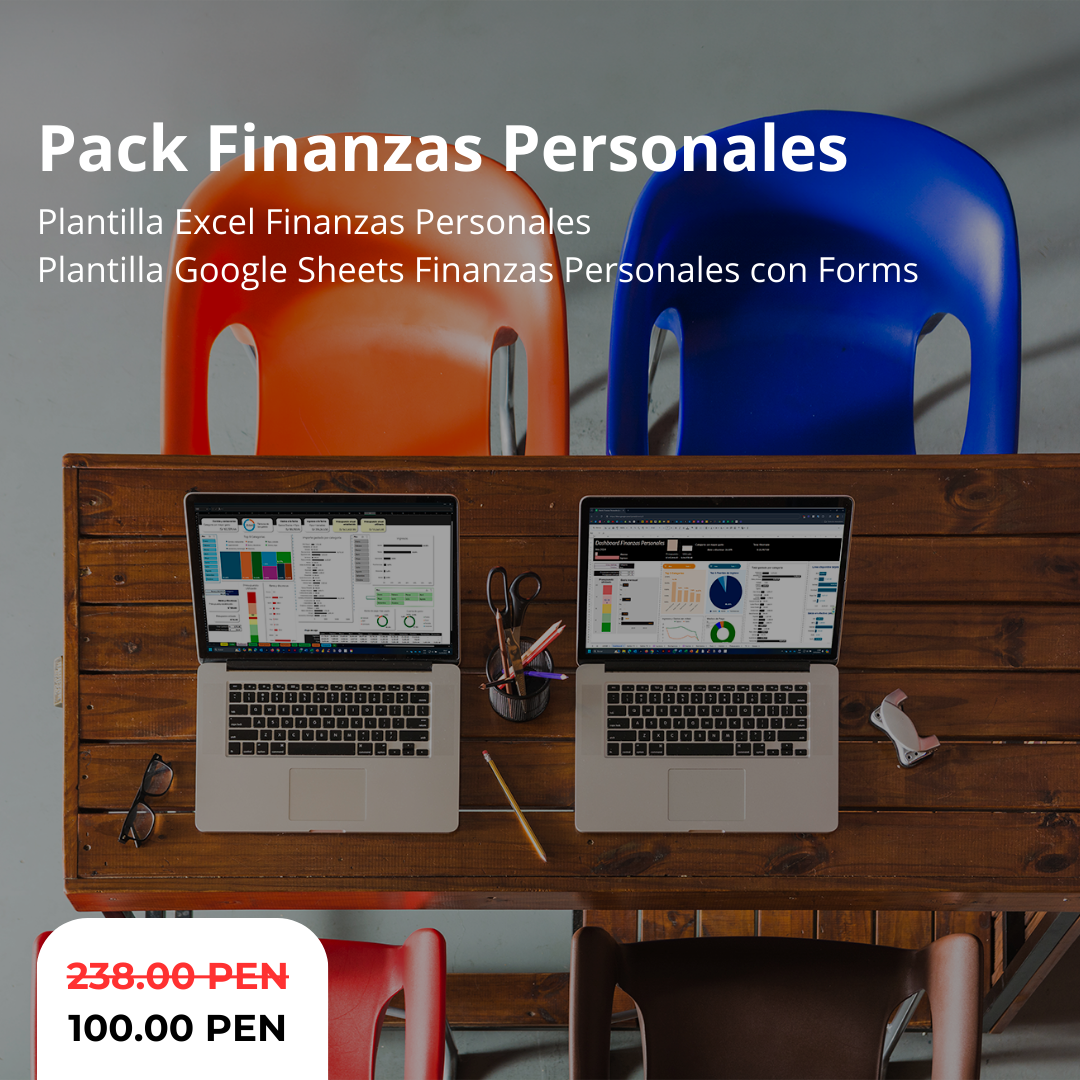 Excel y Sheets Finanzas Personales (con Google Forms)