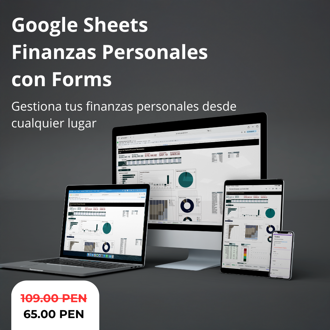 Sheets Finanzas Personales (con Forms)